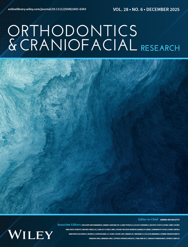 Orthodontics & Craniofacial Research, Journal Archive (2010 – 2025)